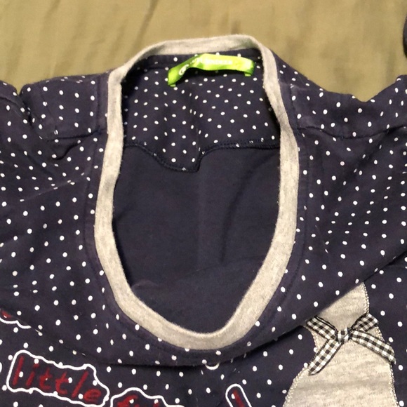 Long Sleeves Cotton Cat Figure Sleepshirt - Picture 7 of 7